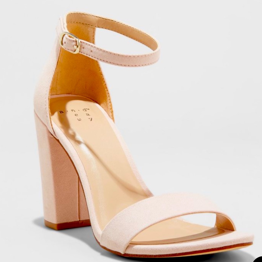 A New Day Blush Suade Pumps NWT